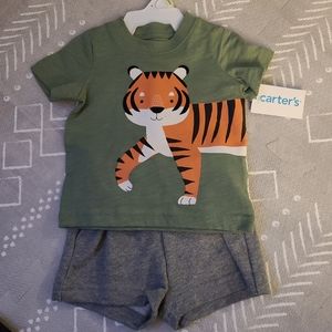 NWT Carter's shirt and short set, 3 months